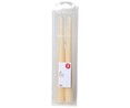 Pack de 2 velas de candelabro no perfumadas de color beige, ACTUEL.