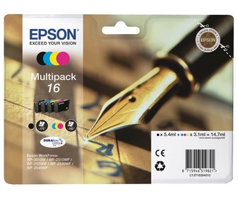 16 pack 4 cartuchos de tinta de colores 16 pack 4 cartuchos de tinta de colores