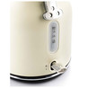 Hervidor de agua WESTINGHOUSE WKWKH148WH crema vintage, 1,7L, 2200W.
