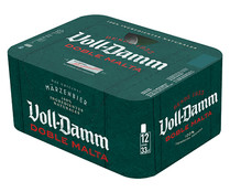 Cerveza  doble malta VOLL DAMM pack 12 x 33 cl.