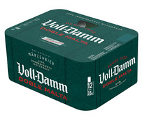 Cerveza  doble malta VOLL DAMM pack 12 x 33 cl. - Alcampo