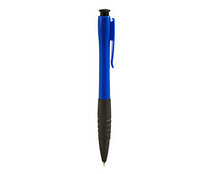 Bolígrafo retractil con trazado 0,7mm, tinta de color azul, PRODUCTO ALCAMPO.