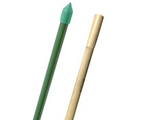 Tutor de bambú con recubrimiento de PVC, con medidas de 120 x 1.2-1.4 centímetros IBERLUS.