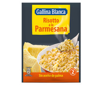 Risotto a la parmesana con queso Parmigiano Reggiano GALLINA BLANCA sobre de 175 g.