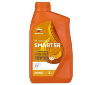 Tratamiento de aceite semisintético para moto, REPSOL Smarter Synthetic, 1 litro.