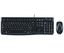 Set de teclado y ratón LOGITECH Desktop MK120, conexión Usb,