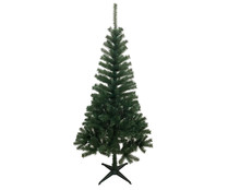 Abeto navideño artificial pvc verde con 149 ramas 150 centímetros, ACTUEL.