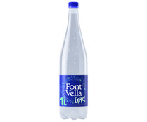 Agua mineral con gas FONT VELLA 1 l.