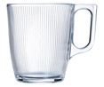 Taza mug de vidrio, 25 cl, LUMINARC Stripy.