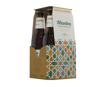 Cerveza ALHAMBRA LAGER SINGULAR pack de 4 uds. de 33 cl.