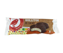 Rollitos al cacao PRODUCTO ALCAMPO 6 uds. 270 g.