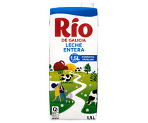 Leche de vaca entera de origen 100% español RIO 1.5 l.