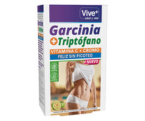 Garcinina + Triptófano ( Vitamina C + cromo) VIVE + SALUD Y VIDA 19,6 g