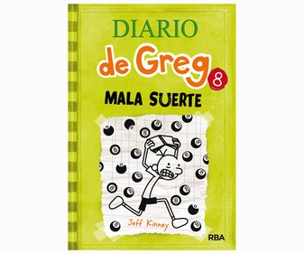 Diario de Greg 8: Mala suerte, JEFF KINNEY. Género:  juvenil. Editorial Molino.