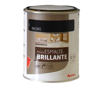 Esmalte de color negro 0.75 litros Esmalte de color negro 0.75 litros