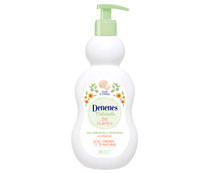 Gel y champú para bebés, con caléndula y almendras ecológicas, desde los 0 meses DENENES Naturals 400 ml.