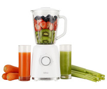 Batidora de vaso QILIVE blanca, 350W, 2 velocidades y pulse, capacidad 1L. Batidora de vaso QILIVE blanca, 350W, 2 velocidades y pulse, capacidad 1L.