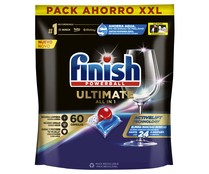 Detergente en pastillas para lavavajillas FINISH POWERBALL ULTIMATE 65 uds.812,5 g.