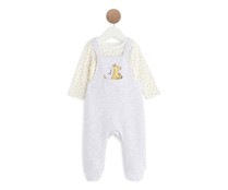 Conjunto recién nacido peto + body IN EXTENSO, talla 50.