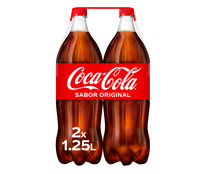 Refresco de cola COCA COLA 2 uds. x 1,25 l.