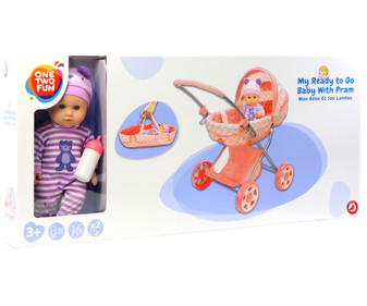 Muñeca de 33 Centímetros con su Sillita de Paseo PRODUCTO ECONÓMICO ALCAMPO. Muñeca de 33 Centímetros con su Sillita de Paseo PRODUCTO ECONÓMICO ALCAMPO.
