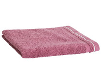 Toalla de tocador 100% algodón, color rosa, 450 g/m², ACTUEL.