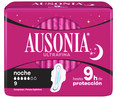 Compresas ultrafinas de noche con alas AUSONIA 9 uds.