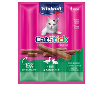 Snacks para gatos a base de pato VITAKRAFT 3 uds. 6 g.