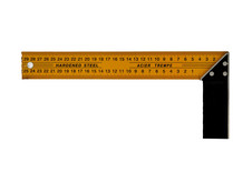Escuadra con cuerpo metálico de 30 centímetros y con doble escala PRODUCTO ECONÓMICO ALCAMPO.