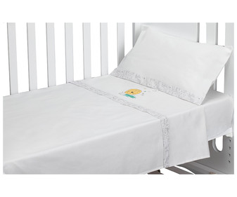 Tríptico para cuna en color gris, INTERBABY Indara. Tríptico para cuna en color gris, INTERBABY Indara.