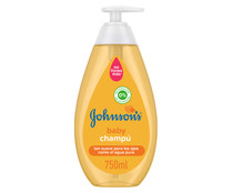 Champú super suave sin sulfatos ni colorantes, para un pelo suave, brillante e hidratado JOHNSON'S 750 ml.
