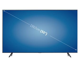 Televisión 139,7cm (55") LED SAMSUNG 55TU7105 4K, SMART TV, WIFI, BLUETOOTH, TDT T2, USB reproductor y grabador, 2HDMI, 2000HZ.
