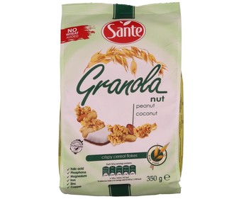 Muesli con cacahuetes y coco 350 gramos Muesli con cacahuetes y coco 350 gramos