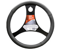 Cubre volante universal de 38cm, color gris, PRODUCTO ALCAMPO JOLIET.