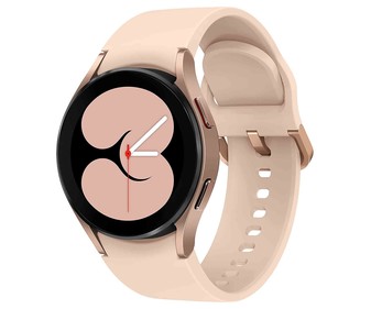 Smartwatch SAMSUNG Galaxy Watch4 Bluetooth SM-R860NZDAPHE oro rosa, 40mm, notificaciones, pulsómetro, WiFi.
