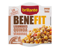 Arroz con legumbres, quinoa y verdura Benefit BRILLANTE 250 g. Arroz con legumbres, quinoa y verdura Benefit BRILLANTE 250 g.