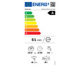 Lavadora ELECTROLUX EW6F5142FB capacidad de carga: 10KG, clasificación energética: A, 1400RPM, H: 84,7cm, A: 59,6cm, F: 65,9cm.