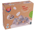 Conjunto de té de madera con 14 piezas, ONE TWO FUN ALCAMPO.