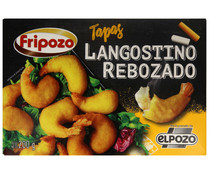 Colas de langostino rebozadas y ultracongeladas FRIPOZO de El pozo 200 g.