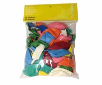 Pack de 50 globos de colores surtidos PARTYGRAM.