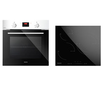 Conjunto de Horno + placa inducción TAURUS HM773IXD + I603S. 