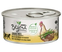 Alimento para gatos húmedo sabor pollo BEYOND PURINA 85 g.