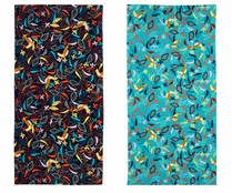 Toalla de playa velour, 70x140cm, 100% Algodón, 300g/m², ACTUEL. diferentes modelos, 1 unidad.