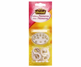 Velitas de cifras VAHINE 22 gr, Velitas de cifras VAHINE 22 gr,