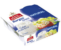 Queso fresco de Burgos Linea natural GARCIA BAQUERO pack 4 uds. 60 g. Queso fresco de Burgos Linea natural GARCIA BAQUERO pack 4 uds. 60 g.