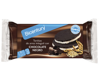 Tortita arroz con chocolate negro 130 g.