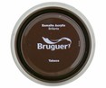 Esmalte decorativo acrílico de color marrón tabaco y acabado brillante BRUGUER 0,25 litros 1 unidad.