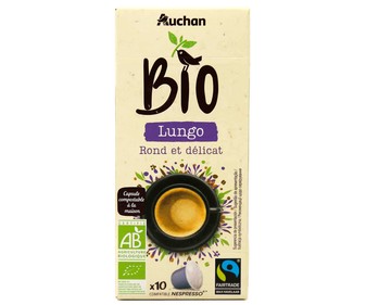 Café de cápsulas Lungo I5 ALCAMPO ECOLÓGICO 10 uds.