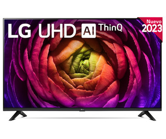 Televisión 127 cm (50") DLED LG 50UR73006LA 4K, HDR 10 PRO, SMART TV, WIFI, BLUETOOTH, TDT T2, USB reproductor y grabador, 3HDMI, 60HZ. Televisión 127 cm (50") DLED LG 50UR73006LA 4K, HDR 10 PRO, SMART TV, WIFI, BLUETOOTH, TDT T2, USB reproductor y grabador, 3HDMI, 60HZ.