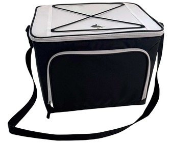 Bolsa nevera plegable 12 litros con asa bandolera, ROCK & COOL. Bolsa nevera plegable 12 litros con asa bandolera, ROCK & COOL.